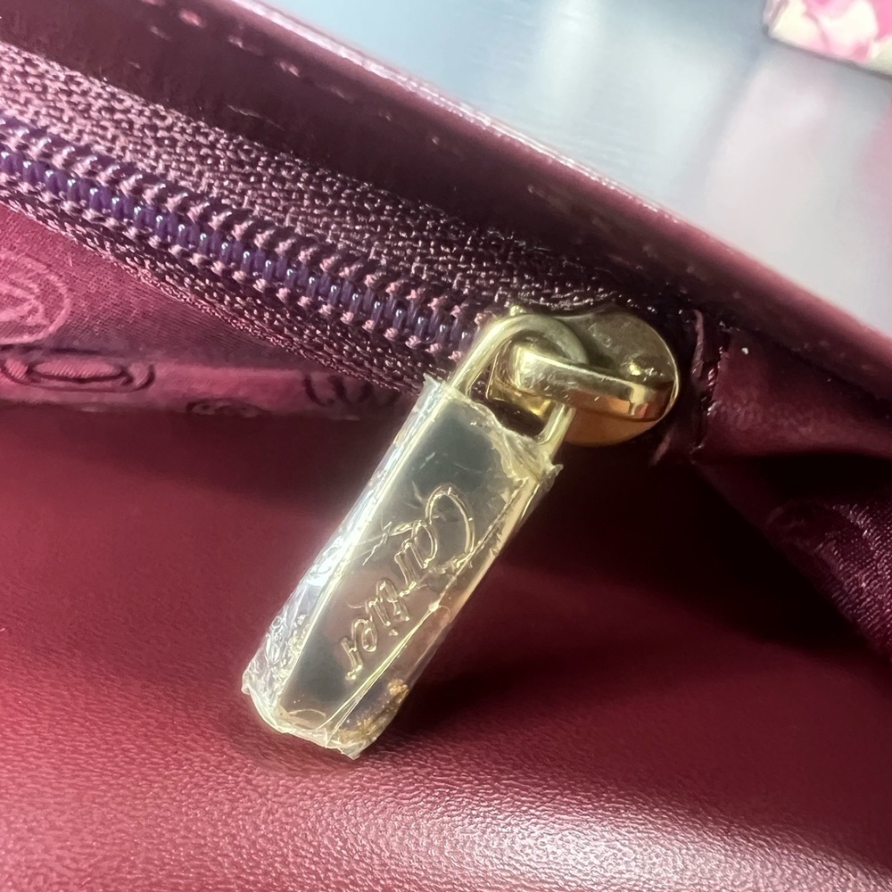 SOLD!❌ Cartier Burgundy Long Wallet - Picture 11 of 14